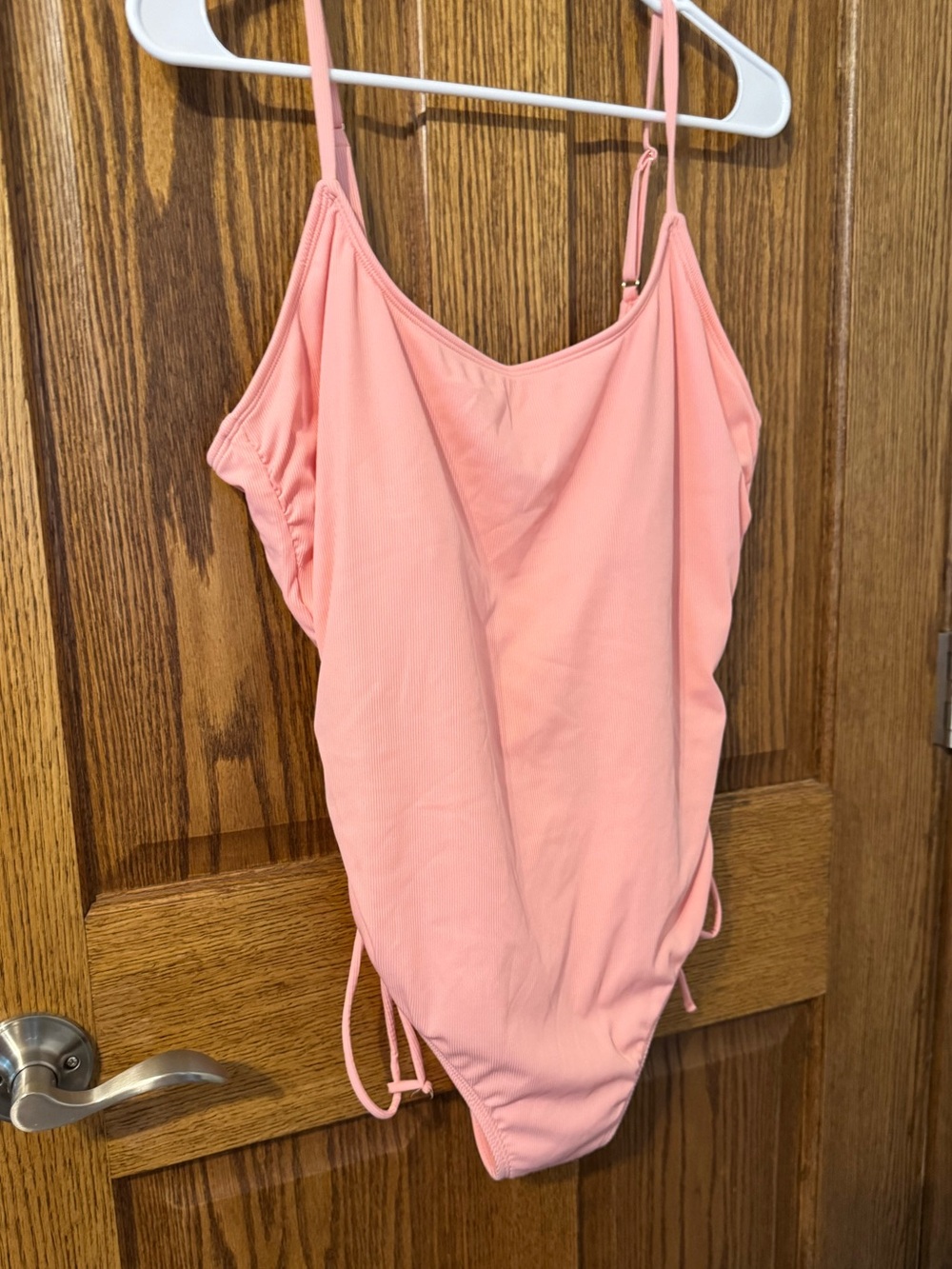Shade & Shore Peach One-Piece Swimsuit